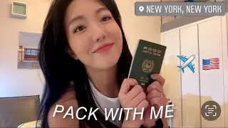 Pack with me for NEW YORK! 🇺🇸 (outfit try ons + rambling)