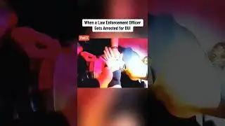 When a Law Enforcement Officer Gets Arrested for DUI. Part 2 #cops #crime #copsorcrime #law #shorts