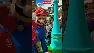 I met Mario #vacation #supernintendoworld #mariobros #2024