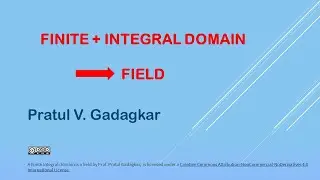 Lecture 5C - A Finite Integral domain is a field.