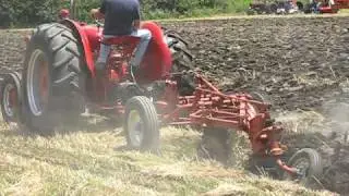 2010 Tippecanoe Steam & Power Show Plowing Farmall WD9 & 4 bottom plow