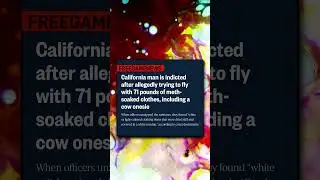 California man indicted after allegedly trying to fly with 71 pounds of meth-soaked clothes #news
