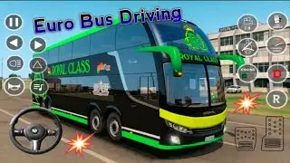 Coach Bus Simulator : Euro Bus Simulator - Pick&Drop Mode- Level 2&3 -Android GamePlay @Gaming World