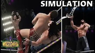 WWE 2K18 SIMULATION: SETH ROLLINS VS FINN BALOR VS THE MIZ | WRESTLEMANIA 34 HIGHLIGHTS