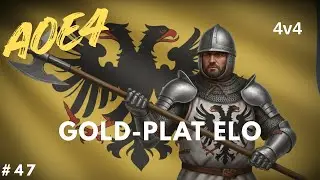 Kutsal Roma - 4v4 - Gold-Plat Elo - #aoe4 #47