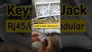 How to Wire Up #ethernet  #Keystone Jacks WITHOUT special tools!! (Toolless #cat6  #rj45 Wall Jack)