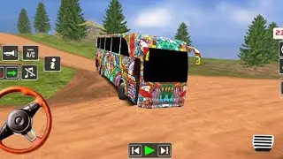 New Euro Coach Simulator 2026🚍 - Realistic Indian Offroad Bus Driving 3D - Bus Game Andriod Gameplay