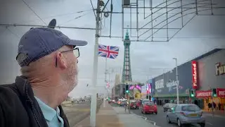 The Flags go up on Blackpool Prom 🇬🇧🏴󠁧󠁢󠁥󠁮󠁧󠁿