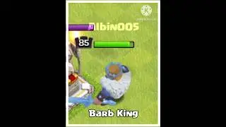 Grand Warden Vs Barbarian King #clashofclans #shorts #youtubeshorts #albin005