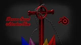 Timelapse Sculpting in Blender 2.82  Demon Blood Sword [Adventure Time]