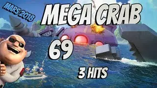 Boom Beach Mega Crab Mars 2018 Stage 69 (3 hits)