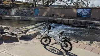 Ebike ride to downtown Denver on the Cherry Creek Trail