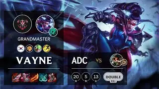 Vayne ADC vs Miss Fortune - KR Grandmaster Patch 10.24