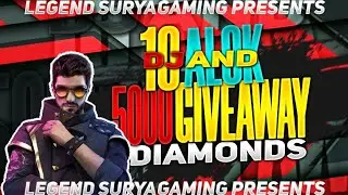 Dj alok giveaway live in custom room💎-garena free fire