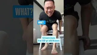 60 year old knee and arthritis in your knees? Here&rsquo;s six daily exercises. #arthritispain