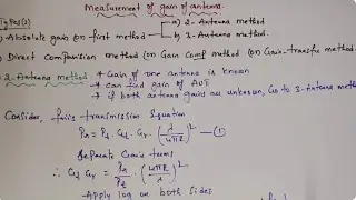 Gain Measurement of antenna