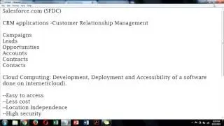 SALESFORCE Tutorial for beginners | Salesforce online training demo video| Salesforce CRM