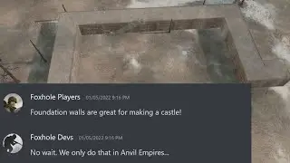 Building Foundation Exploit - Foxhole War 109