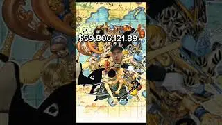 Straw Hats Bounties IRL In $ USD #shorts