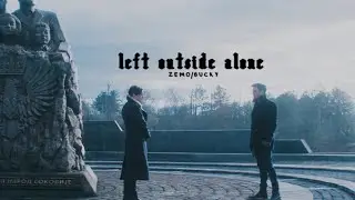 zemo/bucky | left outside alone