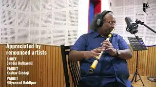 Radhe Flutes PVC Fiber Base E Natural (Without Lip-Plate) Played by Shree Sandip Kulkarniji