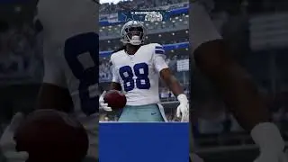 Dak to Lamb for a goal line touchdown #easports  #football #shortvideo #dallascowboys #madden26