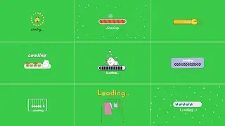 Cute loading screen aesthetic green screen collection | GREEN SCREEN | CHROMA KEY | FREE TO USE ✨🌾