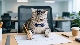 День из жизни Папы Кота 🐾 Работа вдали от дома и радость воссоединения