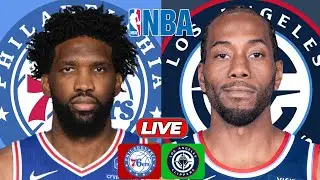 🔴LIVE : Philadelphia 76ers Vs LA Clippers | NBA | PLAY BY PLAY | SCOREBOARD