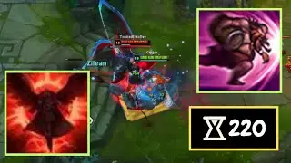 220 Ability Haste Gragas Vs Swain Ult | League of Legends Clip