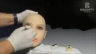 Real dolls, changing eye color