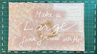 How to Make a LARGE Junk Journal | Part 6 | ✨Frankenstein Paper🧟‍♂️