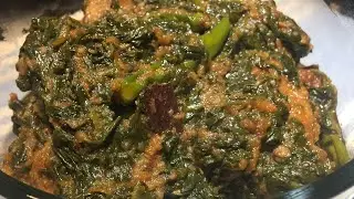 Palak Gohst (Beef & Spinach curry)
