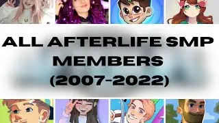 All Afterlife SMP Members - Sub Count History (2007-2022)