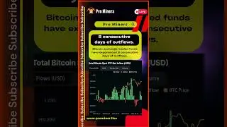 Bitcoin ETF Crisis  Consecutive Outflows Lead to Billions in Losses #cryptoinvesting #prominersin