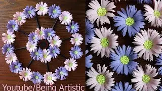 Paper Flower Wall Decoration - DIY Wall Decor ideas - Paper Craft - Paper Flower