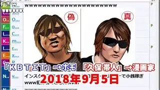 うんこちゃん、ＫＢＴＩＴがブリーチの作者だと勘違いしていた【2018/09/06】