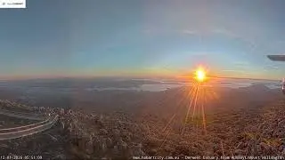 Hobart 🇦🇺 Mountain View Time Lapse ☀️ (Kunanyi / Mount Wellington) - January 12 2026