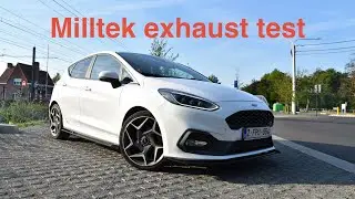 Mk 8 Fiesta ST Milltek exhaust soundtest