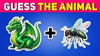 Guess The Animal By Emoji 🐵🦁🐶 Animal Emoji Quiz | Quiz Rainbow
