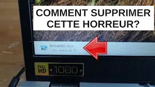 Comment d&eacute;sactiver les actualit&eacute;s dans le coin bas gauche de l'&eacute;cran sur Windows 11 (flux widgets)