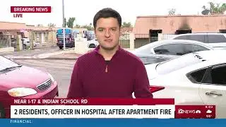 3 people injured, 2 dogs dead after Phoenix apartment fire