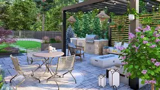 Modern Backyard Spa + Lounge Retreat