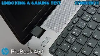 HP ProBook 450 ► Unboxing & gaming test ► synecek11