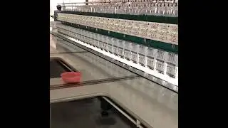 Industrial Embroidery Machine in Action &ndash; Bulk Holiday Textile Production