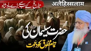 Hazrat Suleman Ki Tamam Makhlooq Ki Dawat | New Emotional Bayan Peer Zulfiqar Ahmad Naqshbandi 2024