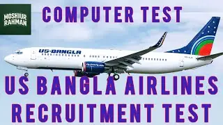 Computer Aptitude Test || Excel Test Part 03 || US BANGLA AIRLINES || Moshiur Rahman