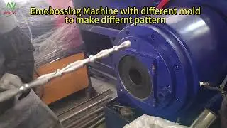Decorative Metal Pipe Process Embossing Machine Cold Rotary Swagging Machine Flower Tube Forming