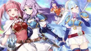 Azura, Hilda, Lilina and Florina reunites | Fire Emblem Heroes - Paralogue 120: Cure for Shyness
