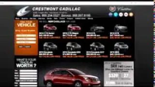 Crestmont Cadillac - New Website commercial